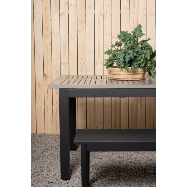 Albany matbord 224 x 100 cm - Svart/Grå Albany matbord 224 x 100 cm - Svart/Grå