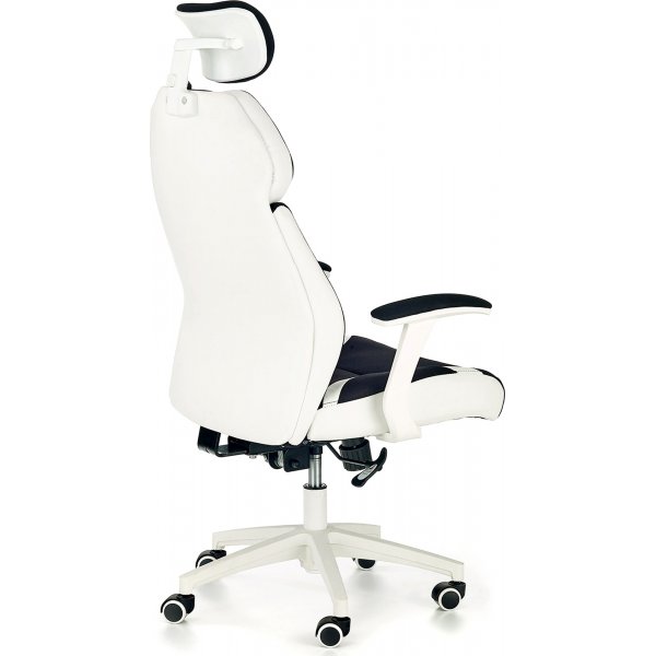 Chaise de bureau Erika - Blanc/noir Chaise de bureau Erika - Blanc/noir