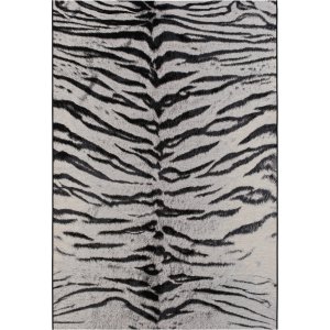 Domani Tiger flatvävd matta Silver - 160 x 230 cm