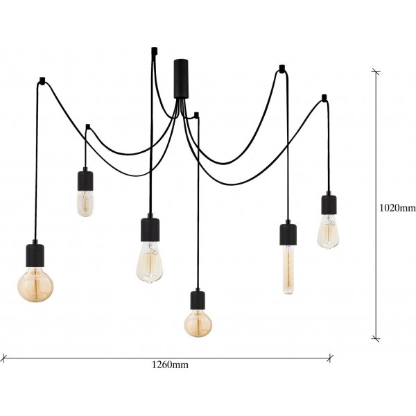 Plafonnier Kaluv 928 - Noir Plafonnier Kaluv 928 - Noir