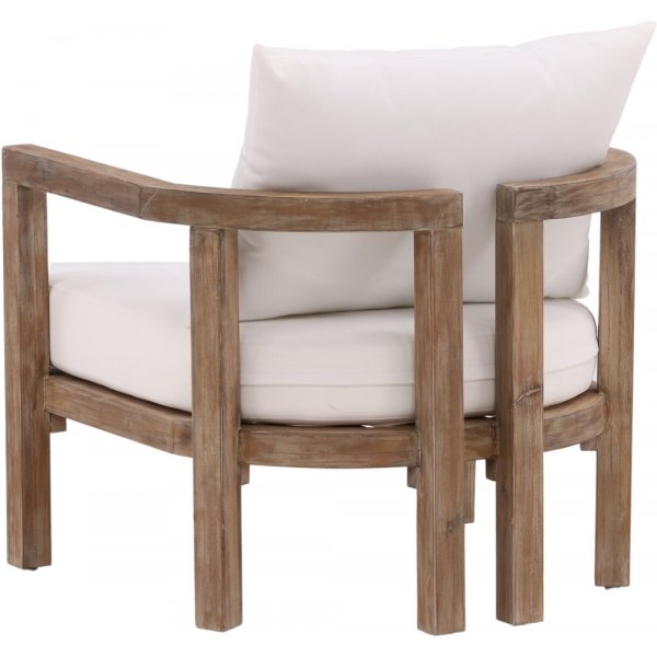 Fauteuil Erica - Marron/Blanc Fauteuil Erica - Marron/Blanc