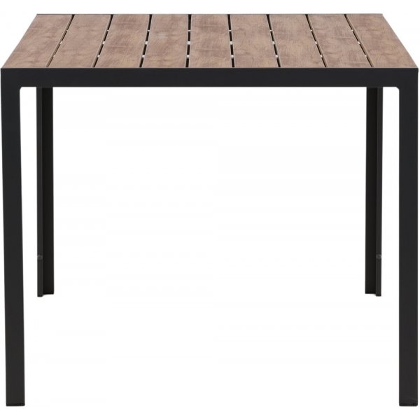 Break matbord 150 x 90 cm - Brun/Svart