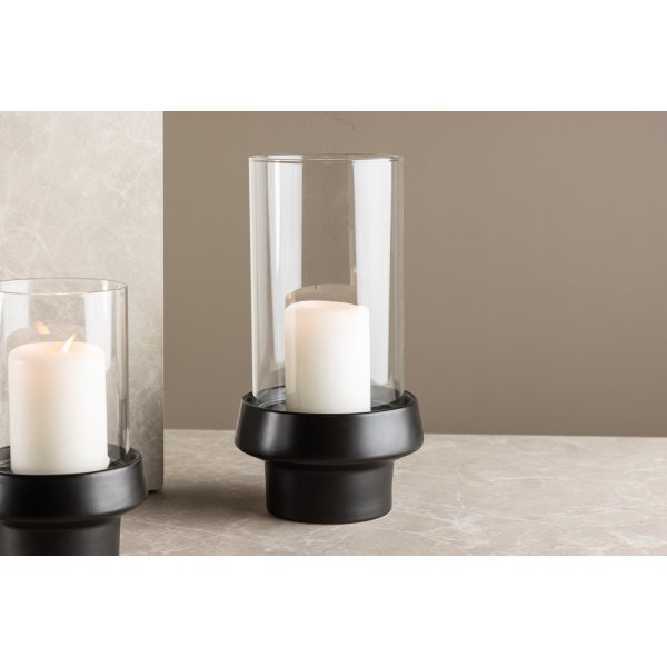 Lanterne Davida 15 x 29 cm - Noir Lanterne Davida 15 x 29 cm - Noir