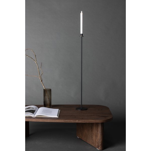 Bougeoir LED Hogehall H102 cm - Noir/Blanc Bougeoir LED Hogehall H102 cm - Noir/Blanc