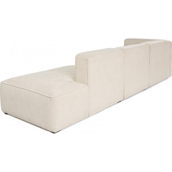 Canapé 3 places ouvert à droite - Crème Canapé 3 places ouvert à droite - Crème
