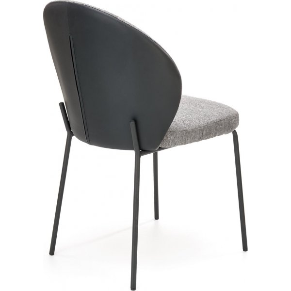 Chaise de salle à manger Cadeira 471 - Gris/noir Chaise de salle à manger Cadeira 471 - Gris/noir