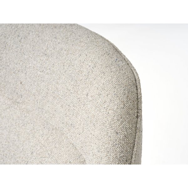 Fauteuil Raton - Blanc cassé/noir Fauteuil Raton - Blanc cassé/noir