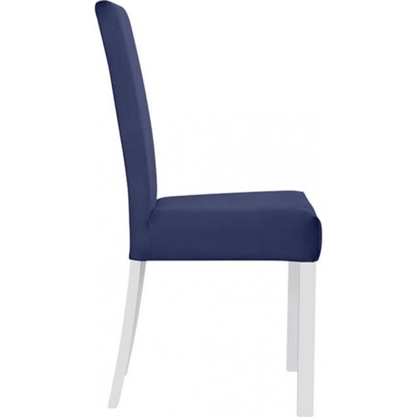 Chaise de salle  manger Campel - Bleu/blanc