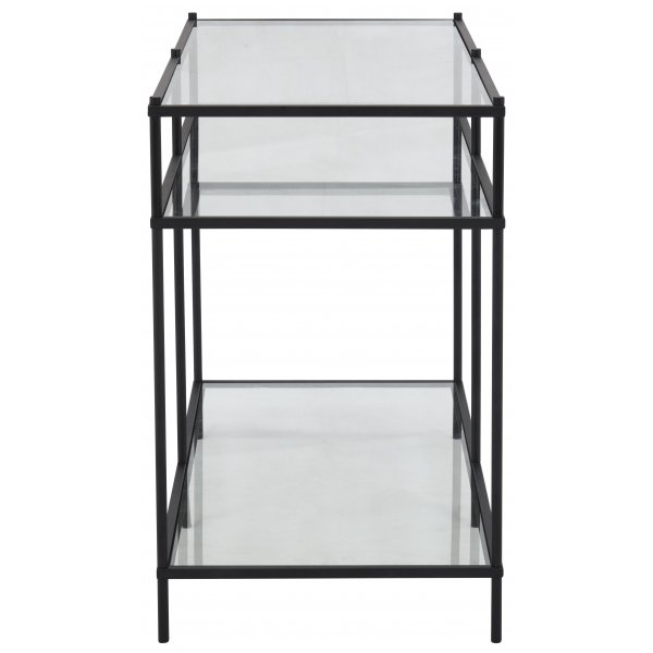 Tiffany Inca Avlastningsbord 107 x 38 cm - Svart + Möbeltassar Tiffany Inca Avlastningsbord 107 x 38 cm - Svart + Möbeltassar