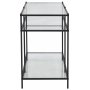 Tiffany Inca Avlastningsbord 107 x 38 cm - Svart + Textilskydd fr mbler