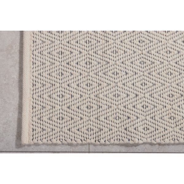 Penelope wollen vloerkleed - Beige wol Penelope wollen vloerkleed - Beige wol