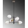 Arve taklampa 10195 - Svart/antik/vit