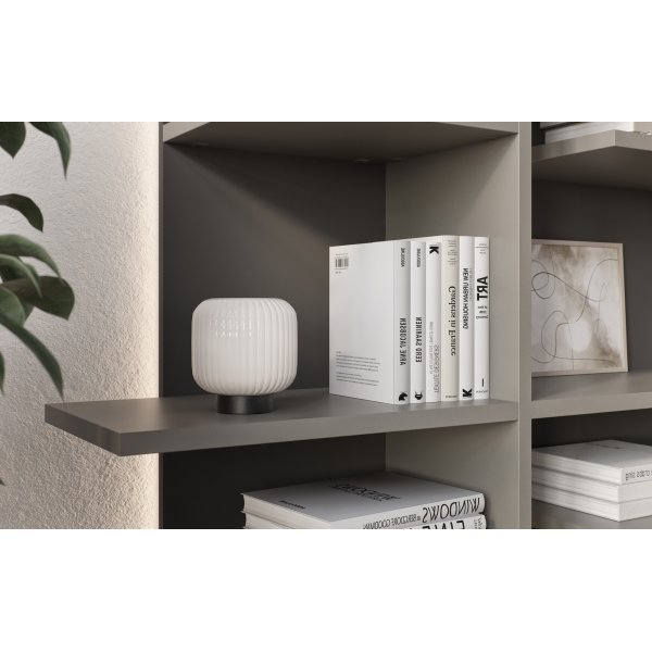 Etagre profonde avec clairage LED droite - Gris