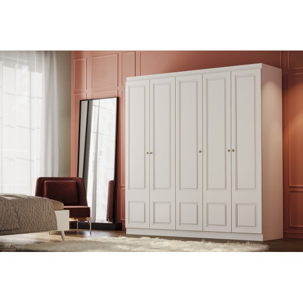 Armoire Inci 175 x 50 x 210 cm - Blanc Armoire Inci 175 x 50 x 210 cm - Blanc
