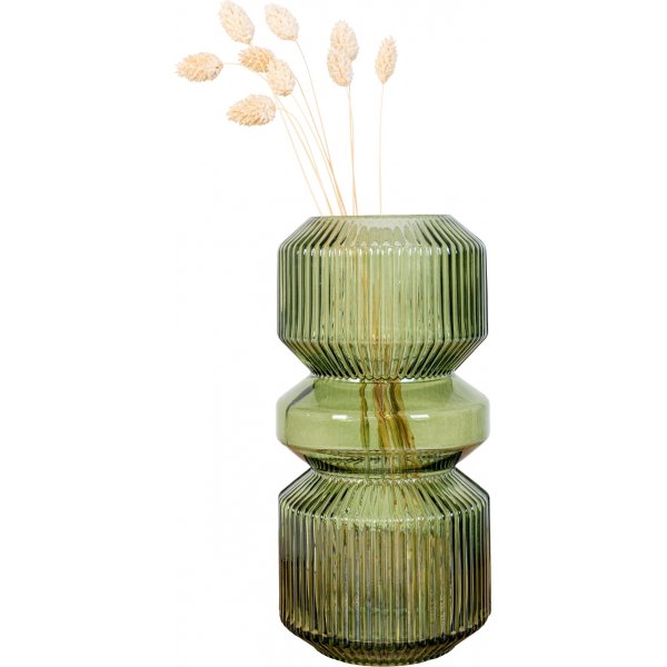 Vaas groen glas Vaas groen glas