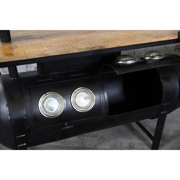 Vintage Ubåt barbord - Svart/mango Vintage Ubåt barbord - Svart/mango