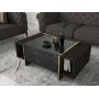 Veyron soffbord 103,8 x 60 cm - Svart/guld