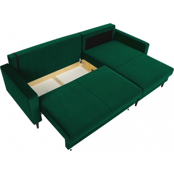 Rimi divanbäddsoffa - Grön Rimi divanbäddsoffa - Grön