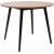 Kelia matbord med rundade ben 100 cm - Lrk/svart