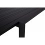 Breda matbord 200-320 cm - Svart