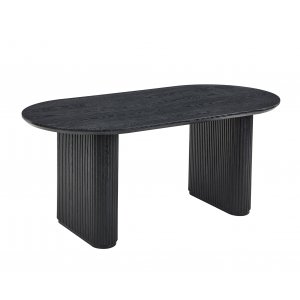 Callum matbord 180x90 cm - Svartbetsad ek Callum matbord 180x90 cm - Svartbetsad ek