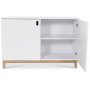 Holger Sidebord - Vit/Ek