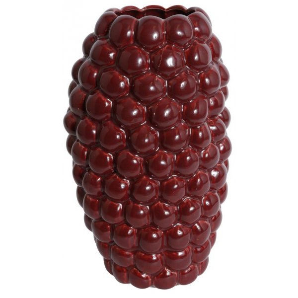 Vas Big Bouble H35 cm - Rd (Glansig)