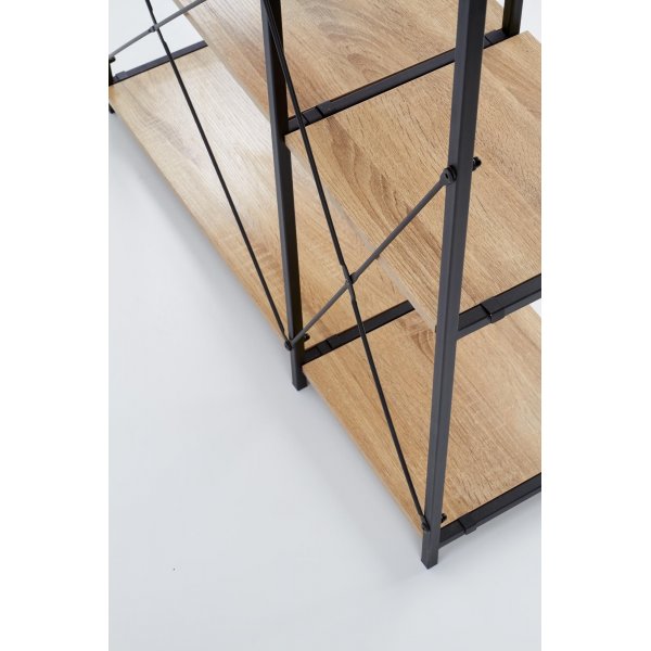 Bibliothèque Agave - Chêne Sonoma/noir Bibliothèque Agave - Chêne Sonoma/noir