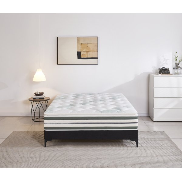 Matras met ingebouwde matrasbeschermer - Pocketsysteem 5-zone Matras met ingebouwde matrasbeschermer - Pocketsysteem 5-zone