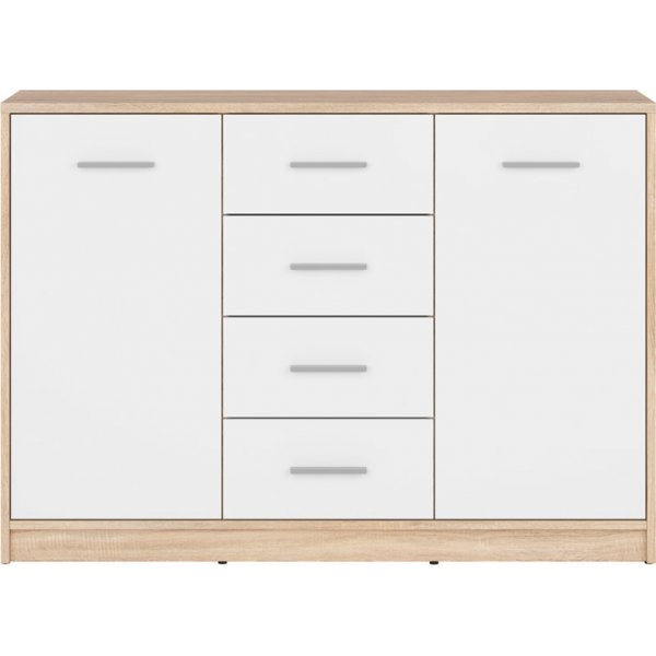 Meuble de rangement Nepo Plus - Chêne Sonoma/blanc Meuble de rangement Nepo Plus - Chêne Sonoma/blanc