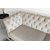 Milton Chesterfield 3-sits soffa i beige sammet + Mbelvrdskit fr textilier