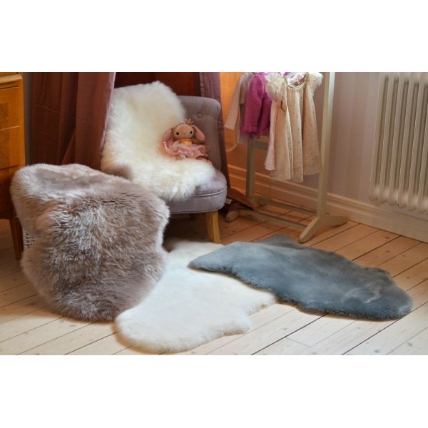 Babycare lammskinn Ljusgr