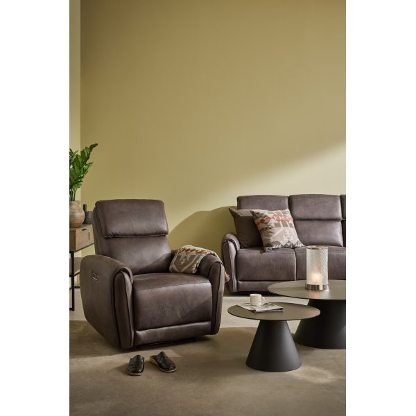 Fauteuil inclinable Alice - Marron