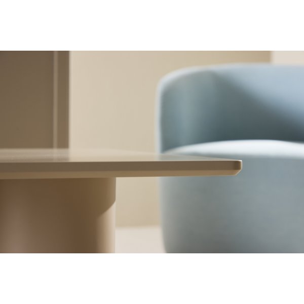 Olivia soffbord 120 x 60 cm - Beige