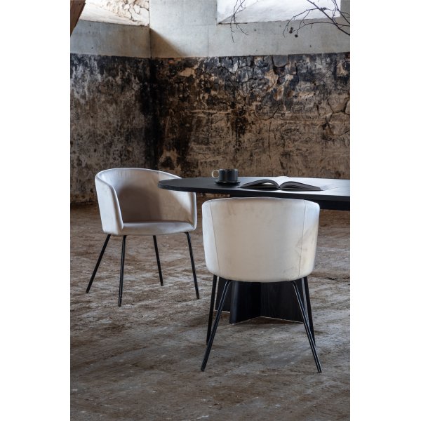 Table à manger Bootcut 230 x 115 cm - Noir Table à manger Bootcut 230 x 115 cm - Noir