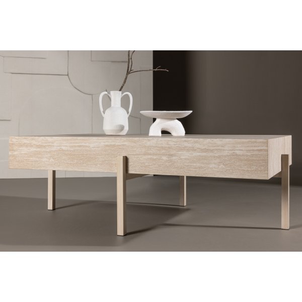 Vadholmen soffbord 130 x 76 cm - Whitewash