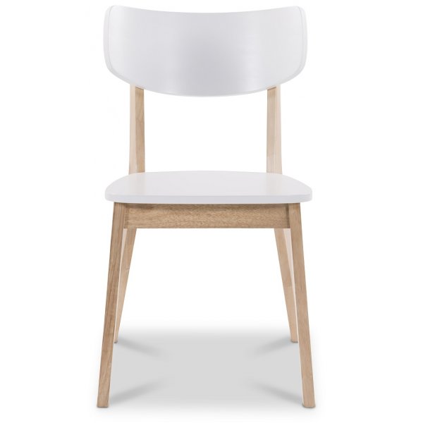 Nordkap stol - Vit/ljus ek