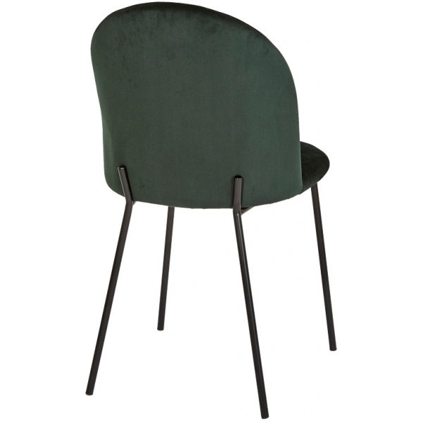 Khloe stol - Mörkgrön sammet Khloe stol - Mörkgrön sammet