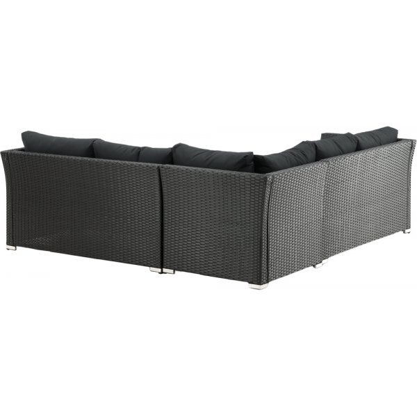 Haiti hörnsoffgrupp - Svart Haiti hörnsoffgrupp - Svart