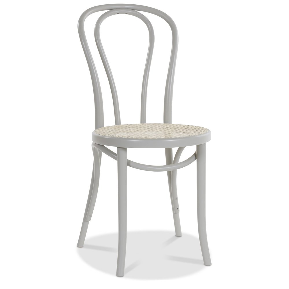 Stol no18 by michael thonet rottingsits grÃ¥ 1390 kr trendrum.se Grå spisestuestol