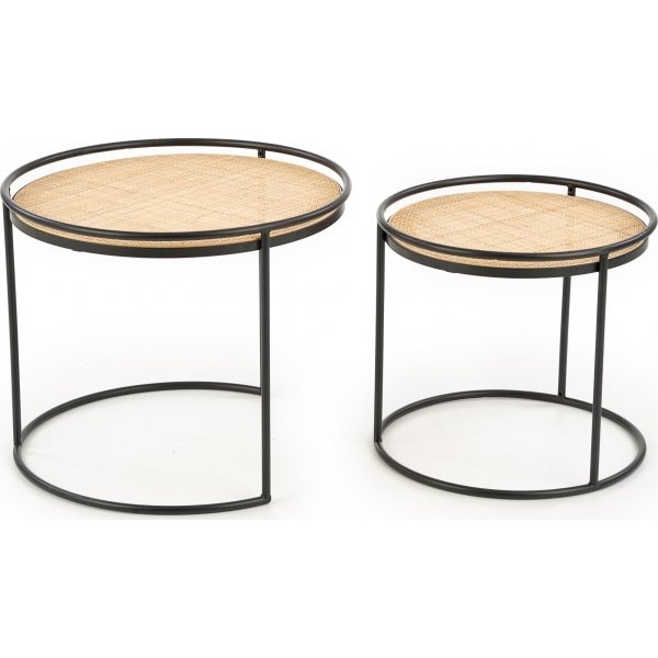 Utara salontafel Ø41/51 cm - Zwart Utara salontafel Ø41/51 cm - Zwart