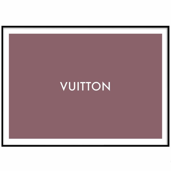 LOUIS VUITTON No 4 - Poster 50x70 cm