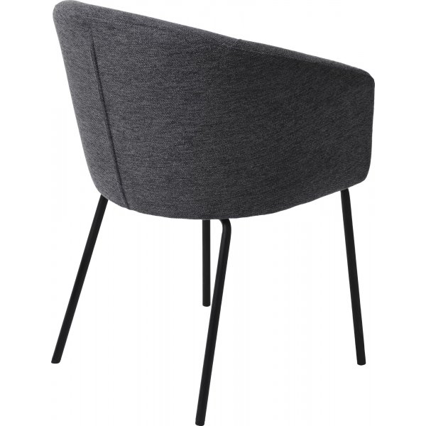 Chaise Erik en tissu gris Chaise Erik en tissu gris