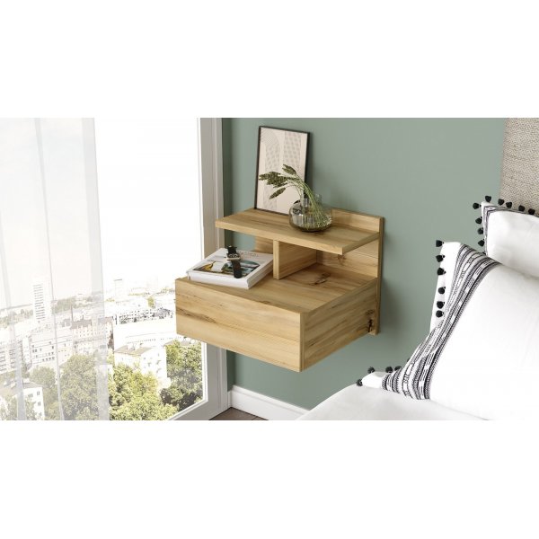 Table de chevet Luvio 28 - Chêne Table de chevet Luvio 28 - Chêne