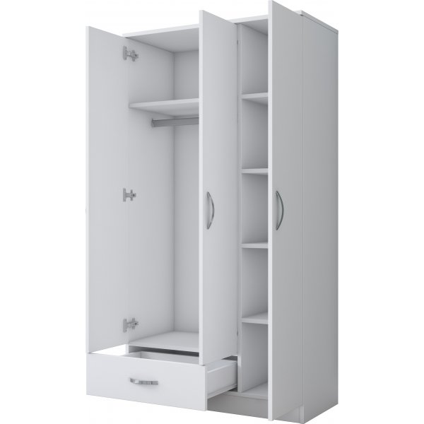 Baden garderob 2 - Vit