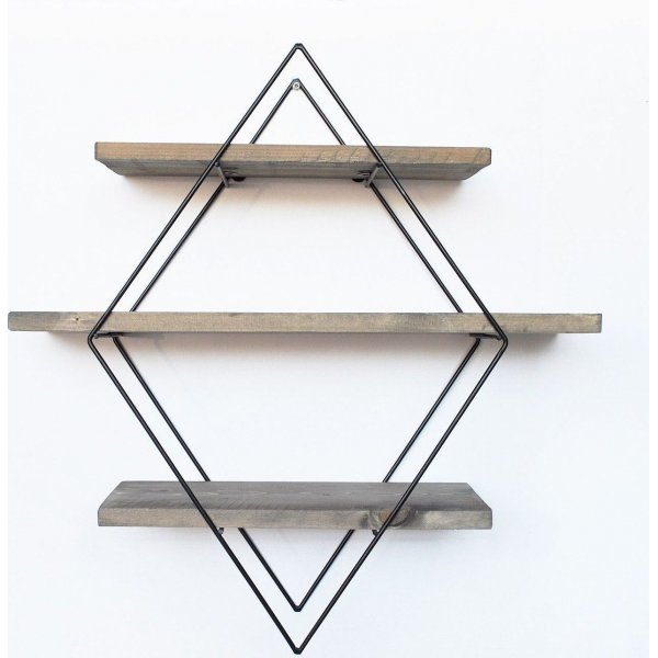 Walter wandplank 07 - Walnoot/zwart