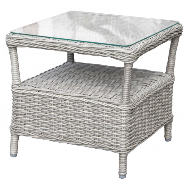 Balkongset med 2 stolar och bord 48 x 48 cm gr/rotting - Tor/Jacksonville