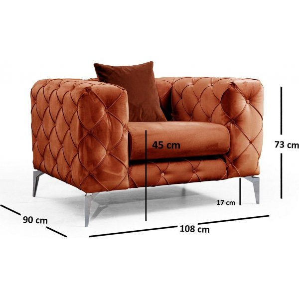 Como fåtölj - Orange Como fåtölj - Orange