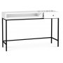 Stilo V.2 Skrivbord med lda 120 cm Vit/Svart
