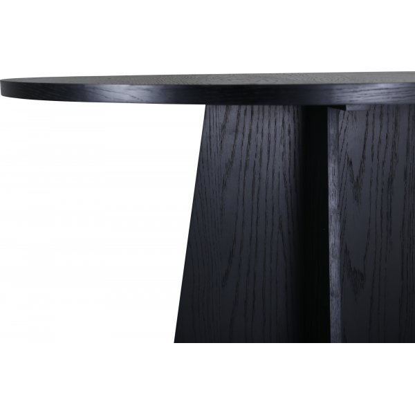 Bootcut eettafel 110 cm - Zwart